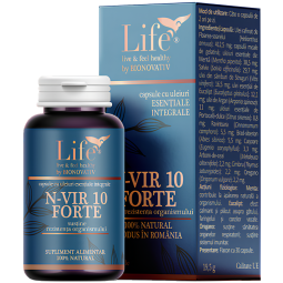 Capsule uleiuri esentiale integrale N~VIR 10 Forte 30cps - LIFE