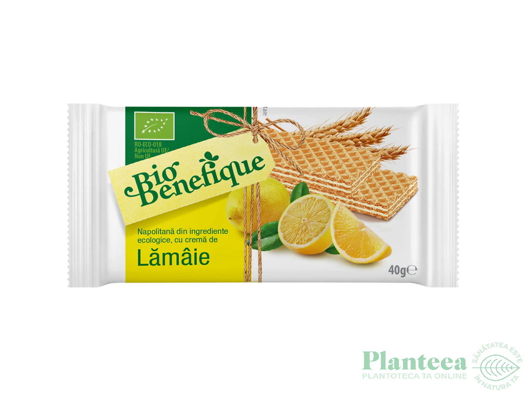 Napolitana crema lamaie eco 40g - BIO BENEFIQUE