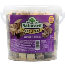 Napolitane crema ciocolata 1kg - NATURAVIT