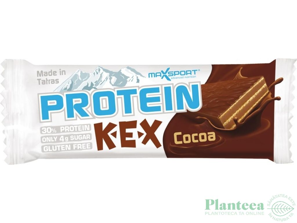 Napolitane proteice ciocolata Kex 45g - MAXSPORT