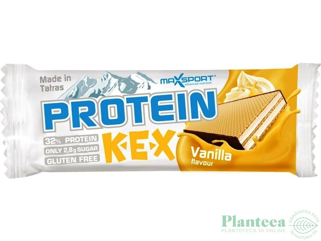 Napolitane proteice vanilie Kex 40g - MAXSPORT