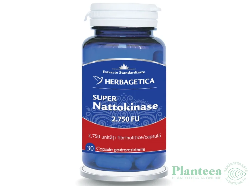 Super Nattokinase 2750fu 30cps - HERBAGETICA