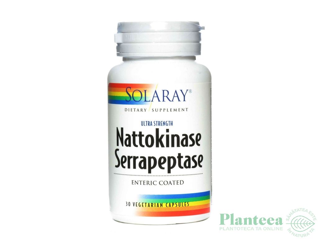Nattokinase serrapeptase 30cps - SOLARAY