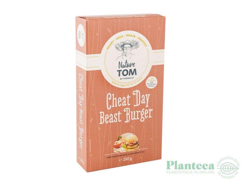 Burger vegan soia NatureTom 250g - TOFU TOWN