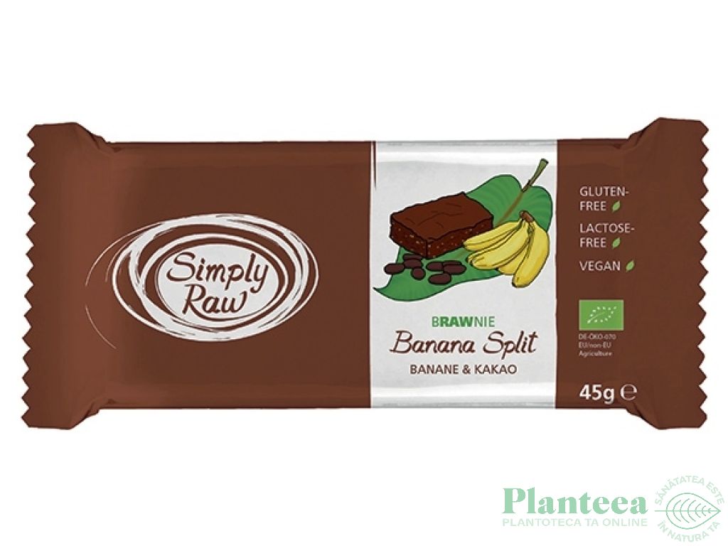 Negresa banana split cacao eco 45g - SIMPLY RAW