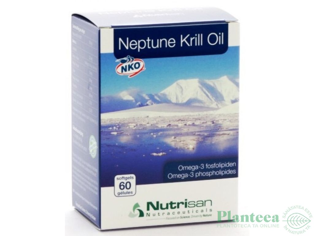 Krill oil 500mg Neptune 60cps - NUTRISAN