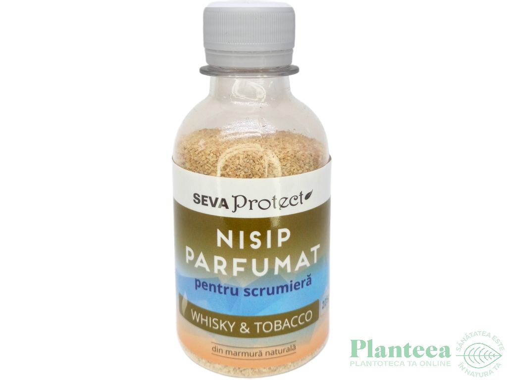 Nisip parfumat pt scrumiera whisky&tabacco 225g - SEVA PROTECT