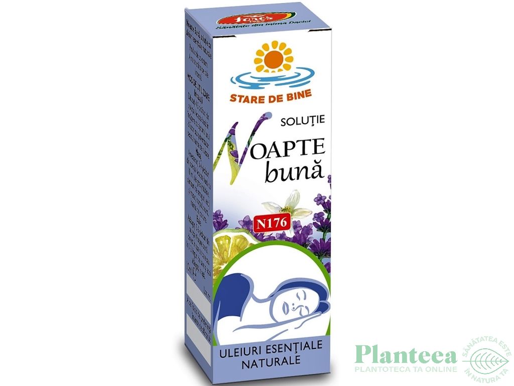 Solutie uleiuri esentiale Noapte buna 10ml - FARES