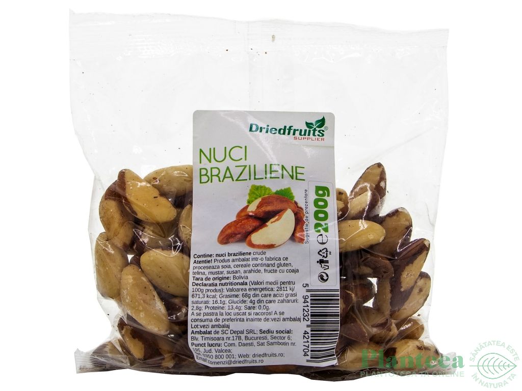 Nuci braziliene crude 200g - DRIED FRUITS