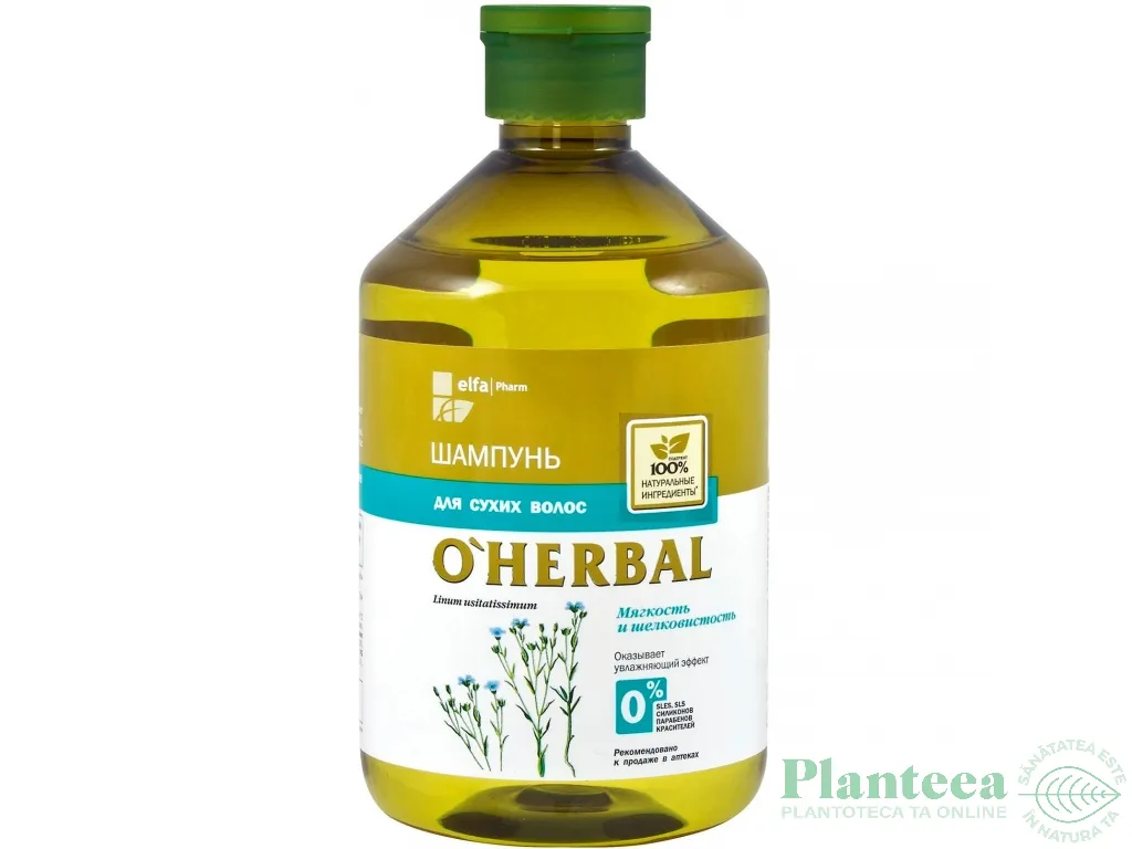 Sampon hidratant emolient par uscat deteriorat 500ml - O`HERBAL