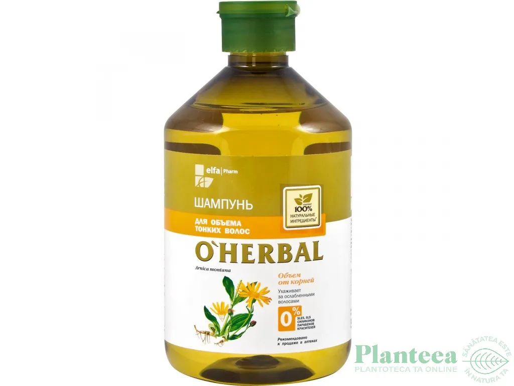 Sampon volum elasticitate par subtire 500ml - O`HERBAL