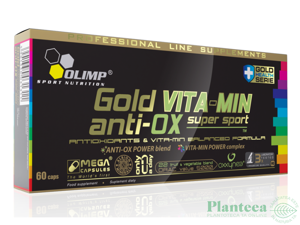 Gold VitaMin antiOx super sport 60cps - OLIMP
