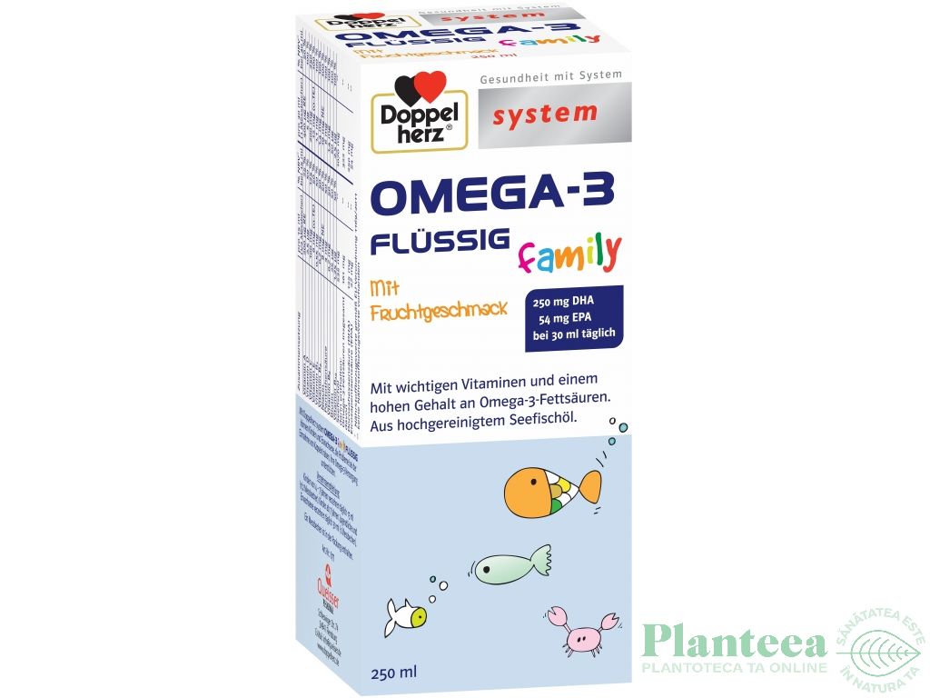 Sirop omega3 Family 250ml - DOPPEL HERZ