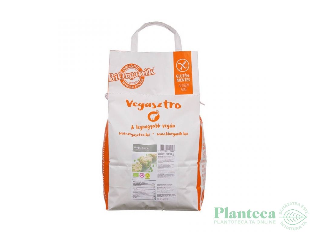 Orez jasmin alb gastro eco 5kg - BIORGANIK