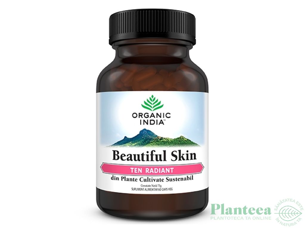 Beautiful skin [Ten radiant] 60cps - ORGANIC INDIA