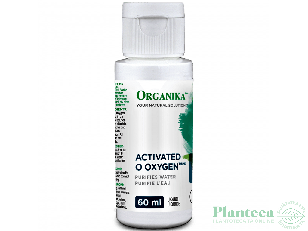 Oxigen activat lichid 60ml - ORGANIKA HEALTH