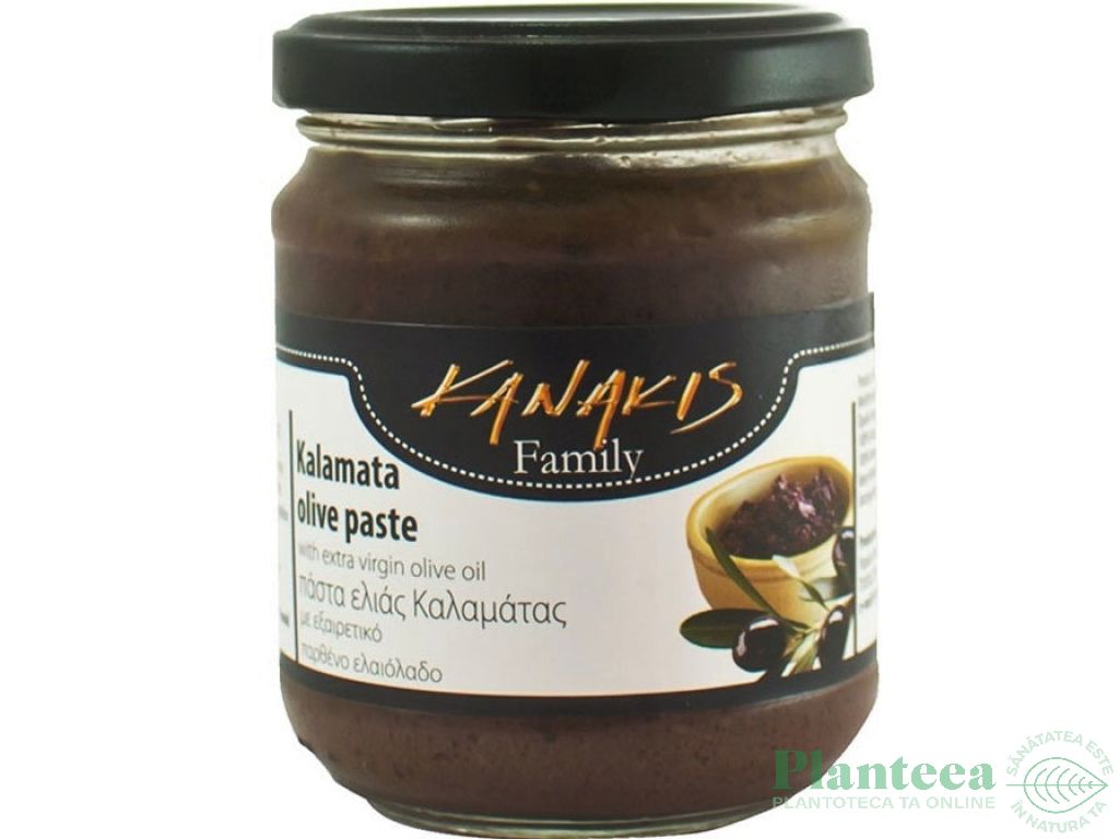 Pasta masline kalamata 190g - KANAKIS