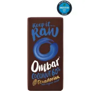 Ciocolata neagra 60% cocos probiotice raw eco 35g - OMBAR