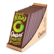 Ciocolata neagra 60% lamaie ceai verde raw eco 35g - OMBAR