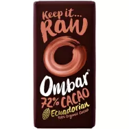 Ciocolata neagra 72%cacao probiotice raw 35g - OMBAR