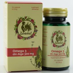 Omega3 din alge 300mg 70cps - LEACUL