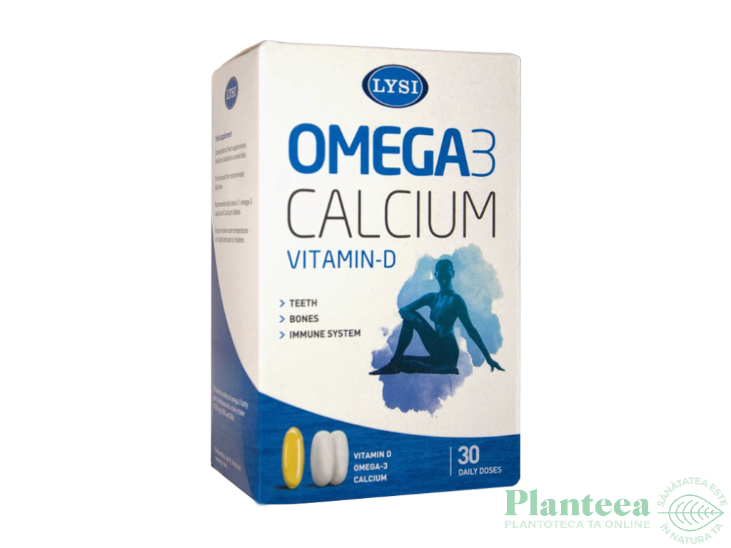 Kit Omega3 30cps+Calciu D 60cp - LYSI