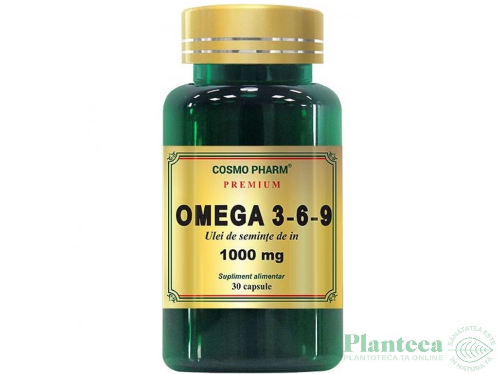 Omega369 ulei seminte in 1000mg 30cps - COSMO PHARM