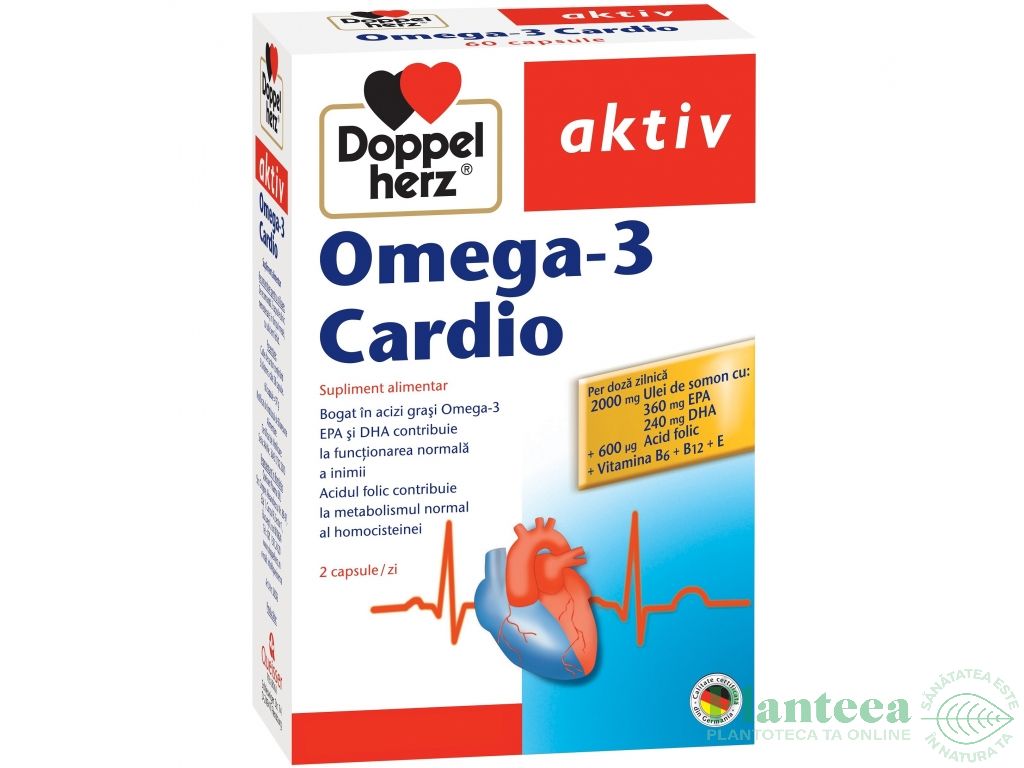 Omega3 cardio 60cps - DOPPEL HERZ