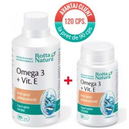 Pachet Omega3 E 90+30cps - ROTTA NATURA