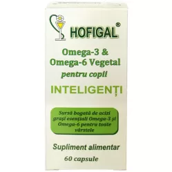 Omega3 omega6 vegetal copii 60cps - HOFIGAL