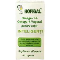 Omega3 omega6 vegetal copii 60cps - HOFIGAL