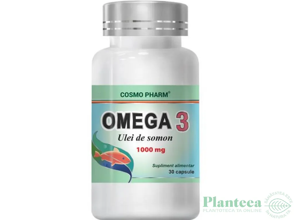 Omega3 ulei somon 1000mg 30cps - COSMO PHARM