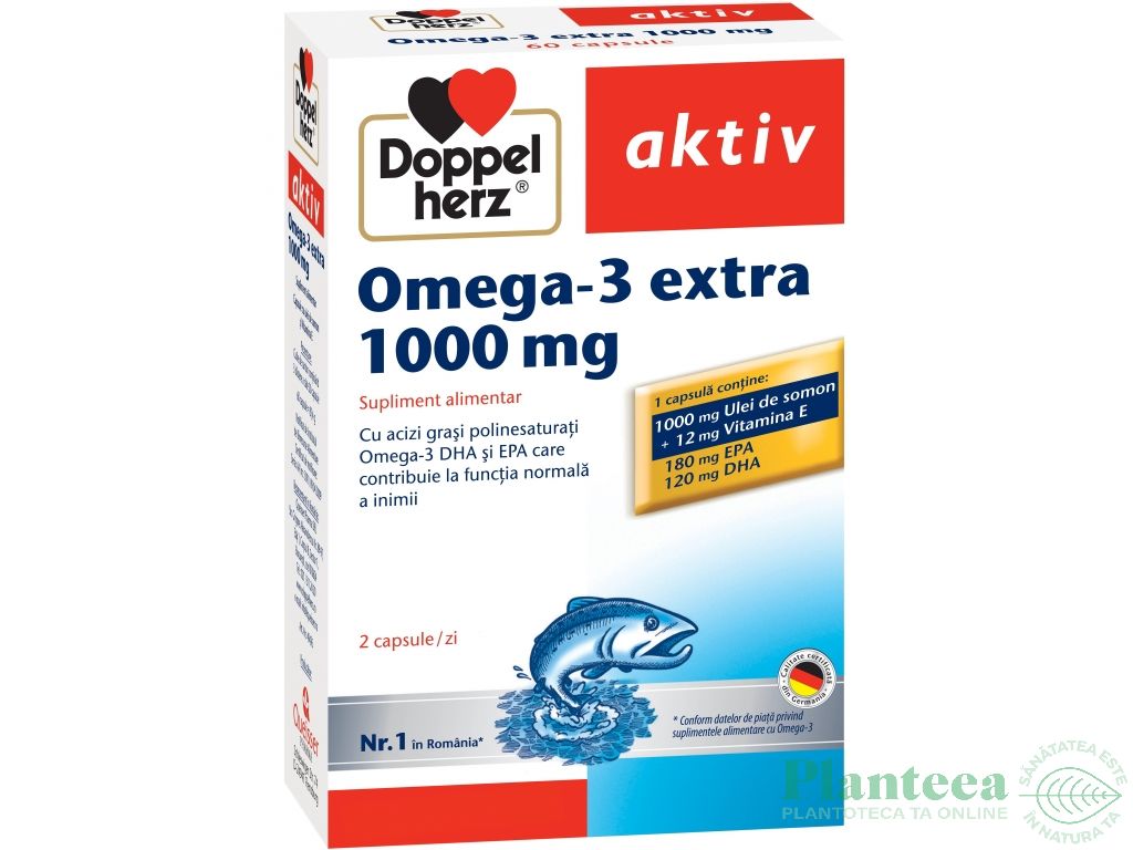 Omega3 extra 1000mg 60cps - DOPPEL HERZ