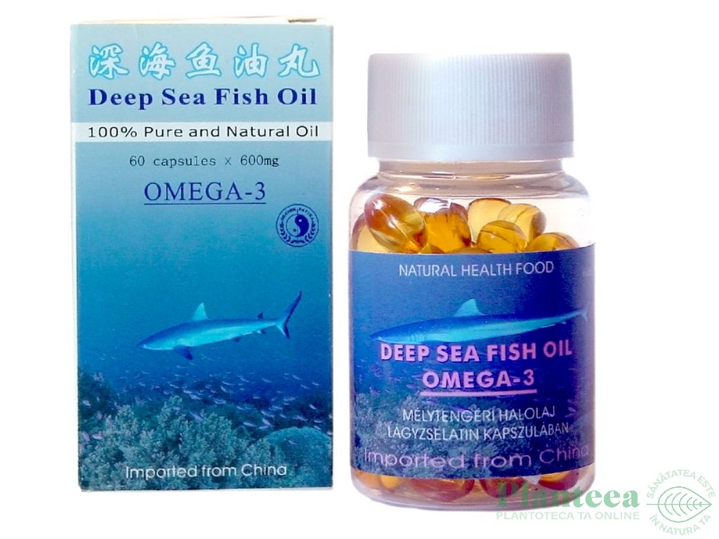 Omega3 ulei peste 600mg 60cps - DR CHEN PATIKA