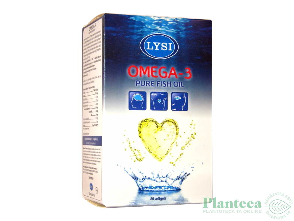 Omega3 ulei peste pur 80cps - LYSI