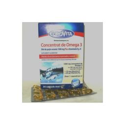 Omega3 ulei somon 1300mg 30cps - EUROVITA