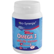 Omega3 ulei somon E 1000mg 30cps - BIO SYNERGIE