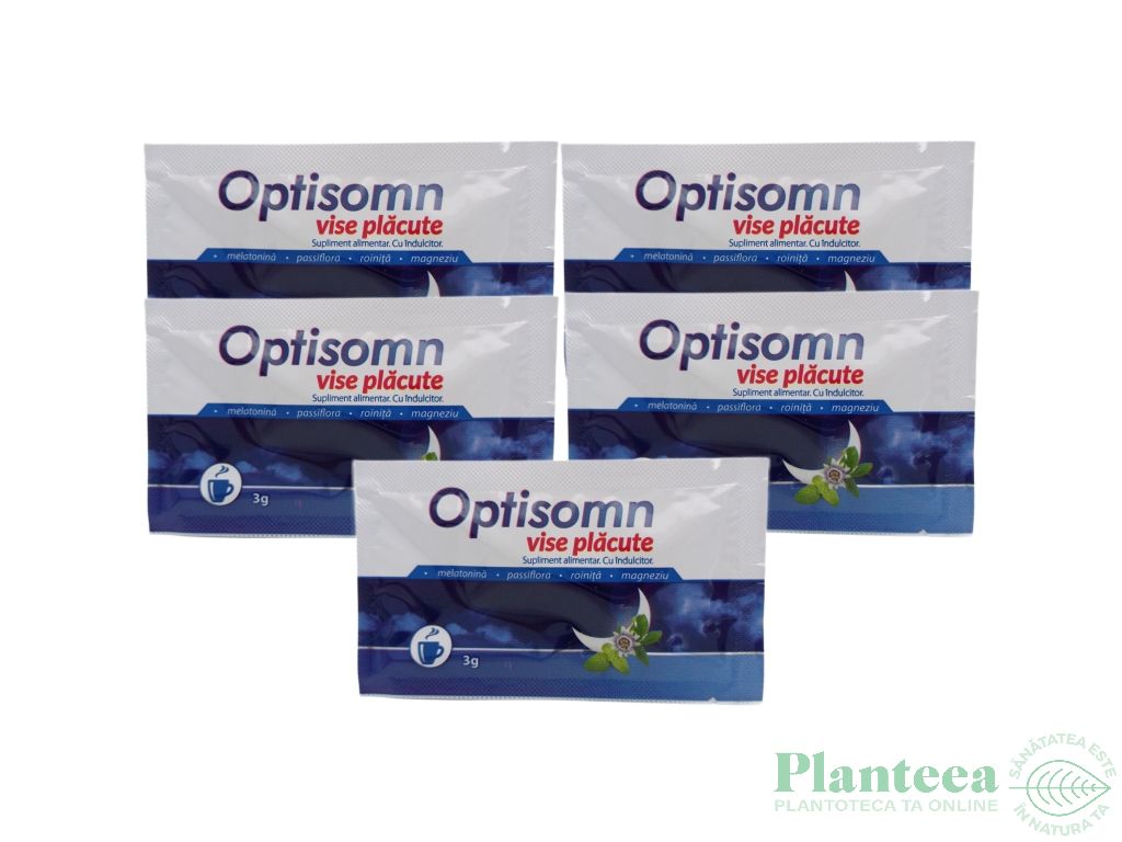 Optisomn vise placute plicuri 5x3g - NATUR PRODUKT