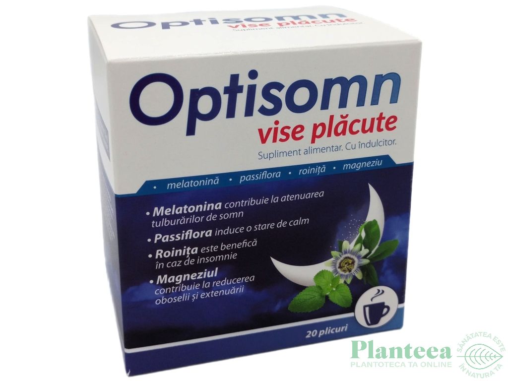 Optisomn vise placute plicuri 20x3g - NATUR PRODUKT