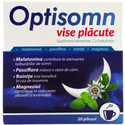 Optisomn vise placute plicuri 20x3g - NATUR PRODUKT
