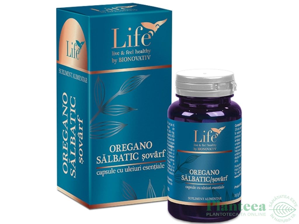 Capsule ulei esential integral Oregano salbatic 30cps - LIFE