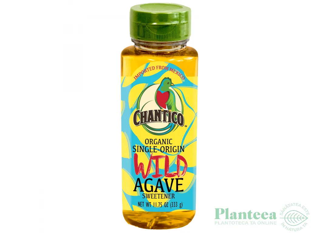 Indulcitor sirop agave salbatic eco 333g - CHANTICO