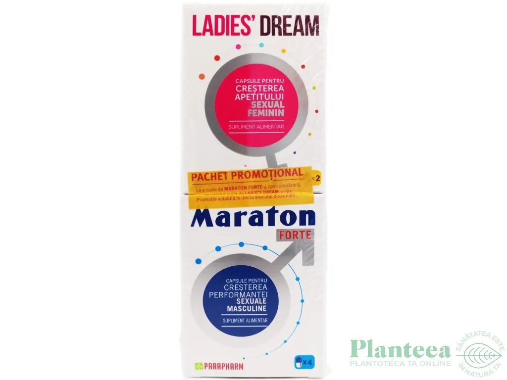 Pachet promo [Maraton forte 4cps + Ladies dream 2cps cadou] 2b - PARAPHARM