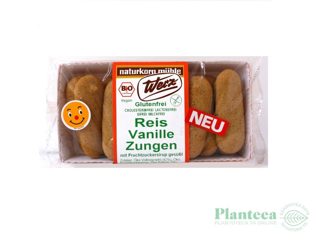 Piscoturi orez vanilie 100g - WERZ