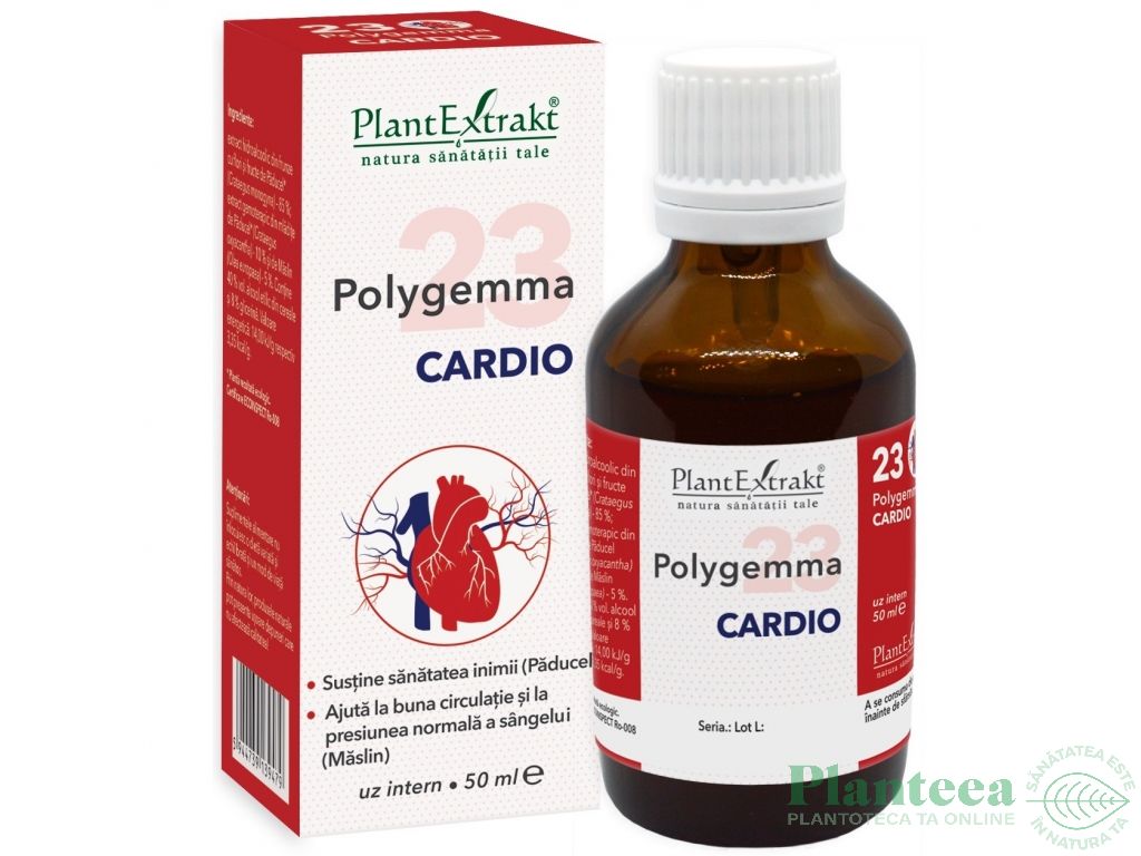 Polygemma 23 cardio 50ml - PLANTEXTRAKT