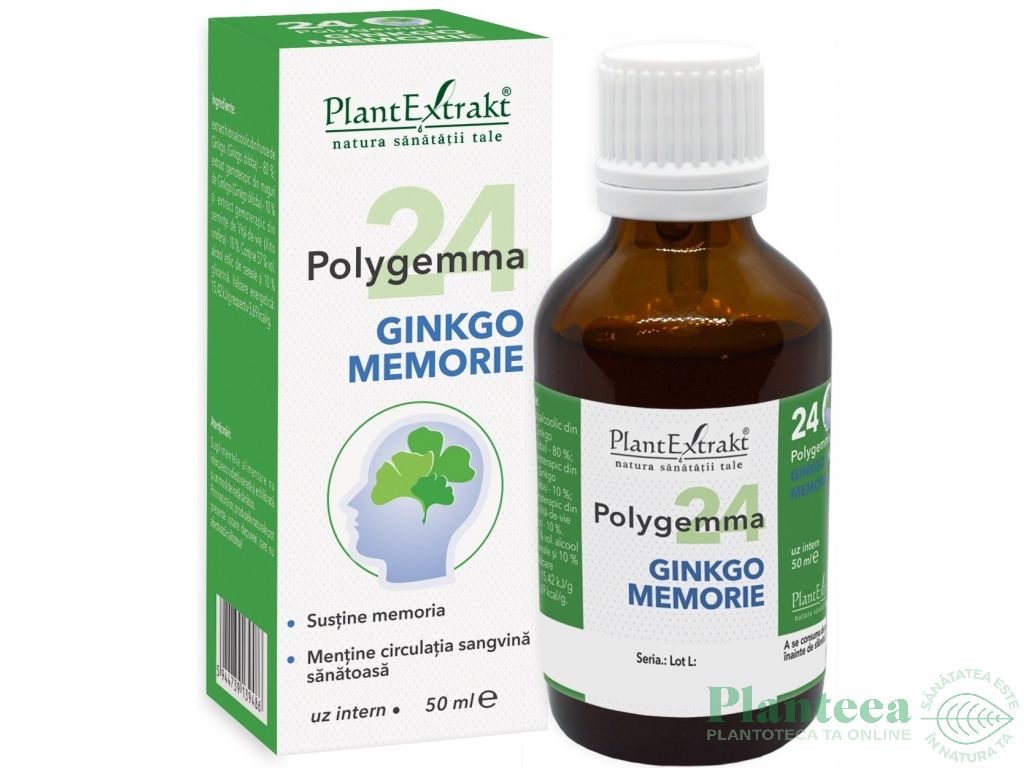 Polygemma 24 memorie 50ml - PLANTEXTRAKT