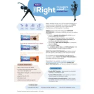 Baton proteic ciocolata lapte arahide crocante caramel The Right 60g - FIZICO