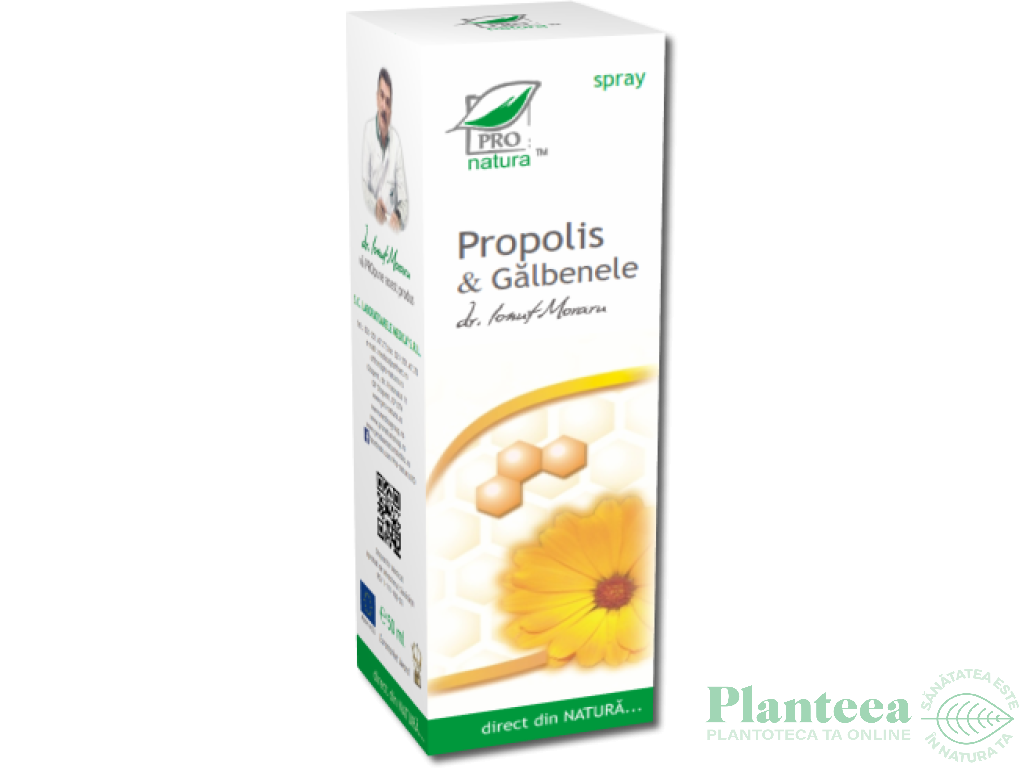 Spray propolis galbenele 100ml - MEDICA