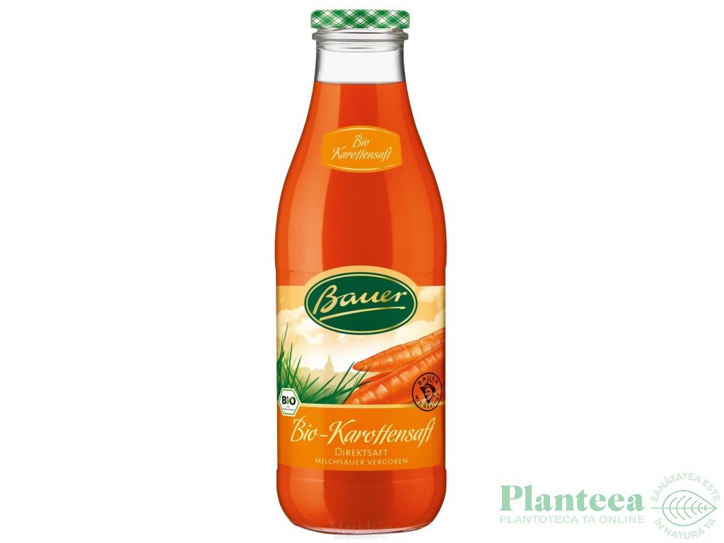 Suc morcovi 100% eco 980ml - BAUER