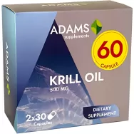 Pachet Krill oil 500mg 2x30cps - ADAMS SUPPLEMENTS